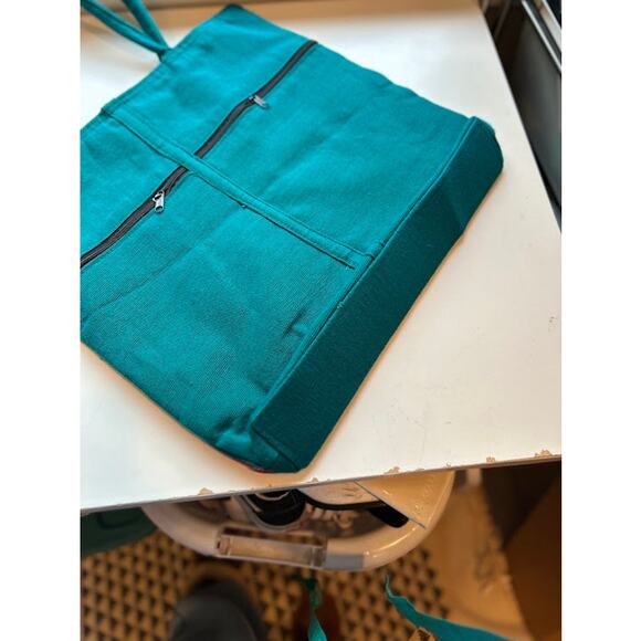 Birds Handmade Tote Purse Bag Floral Embroidered Parrot Boho Cottagecore Woven - Picture 5 of 7